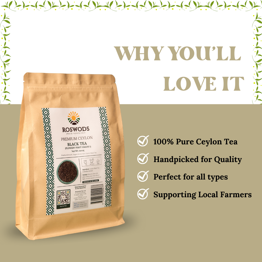 Ceylon Black Tea – FF1 (Flowery First Grade 1)