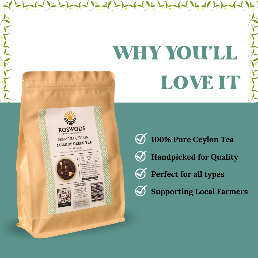 Ceylon Jasmine Green Tea – Premium Grade for Bubble Tea
