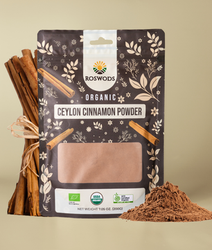 Australian Certified Organic Ceylon Cinnamon Powder - Fresh Ground, Sweet Aroma