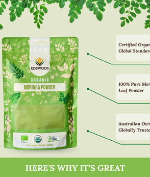 Australian Certified Organic Ceylon Moringa Powder – Superfood