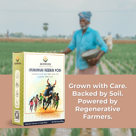 Spiced Moringa Leaf Powder- Idli / Rice Podi Mix