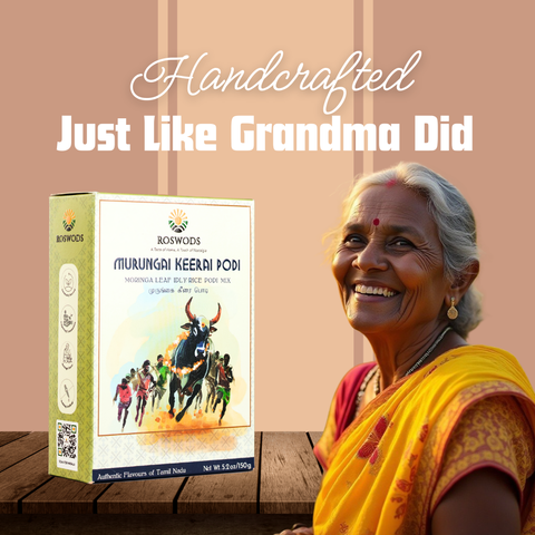 Spiced Moringa Leaf Powder- Idli / Rice Podi Mix