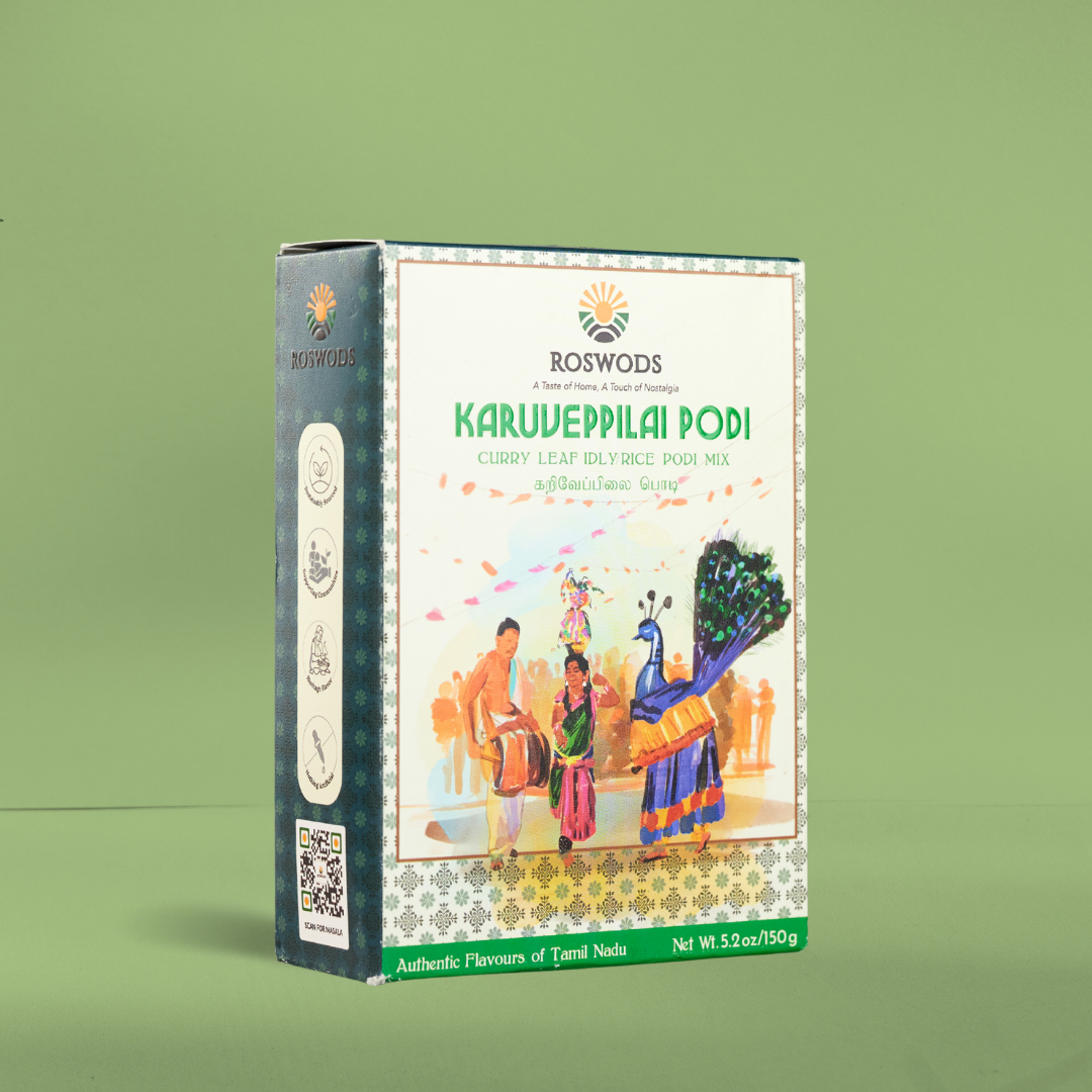 Karuveppilai Podi - Curry Leaf Idli rice Podi Mix